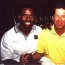 Champions Ray Crockett, Yank and Michael Johnson in Dallas.