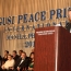 Yank Barry accepts the Gusi Peace Prize