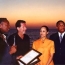 Award from the Red Cross : Yank, Mrs. Bernadette Christie, Prime Minister Perry Christie and Muhammad Ali